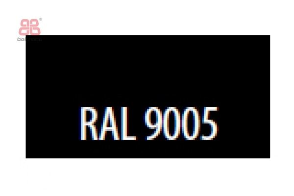 RAL 9005 Diepzwart