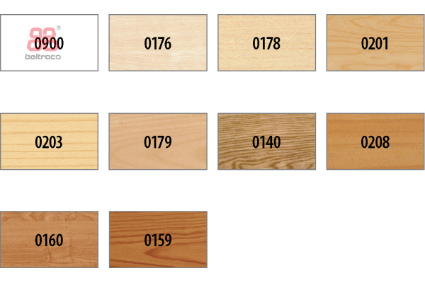 Beltraco Hardwas serie 712 lichte houtkleuren - reparatievulmiddel massief hout, HPL, fineer, folie oppervlakken - seriedoos met 10 stangen