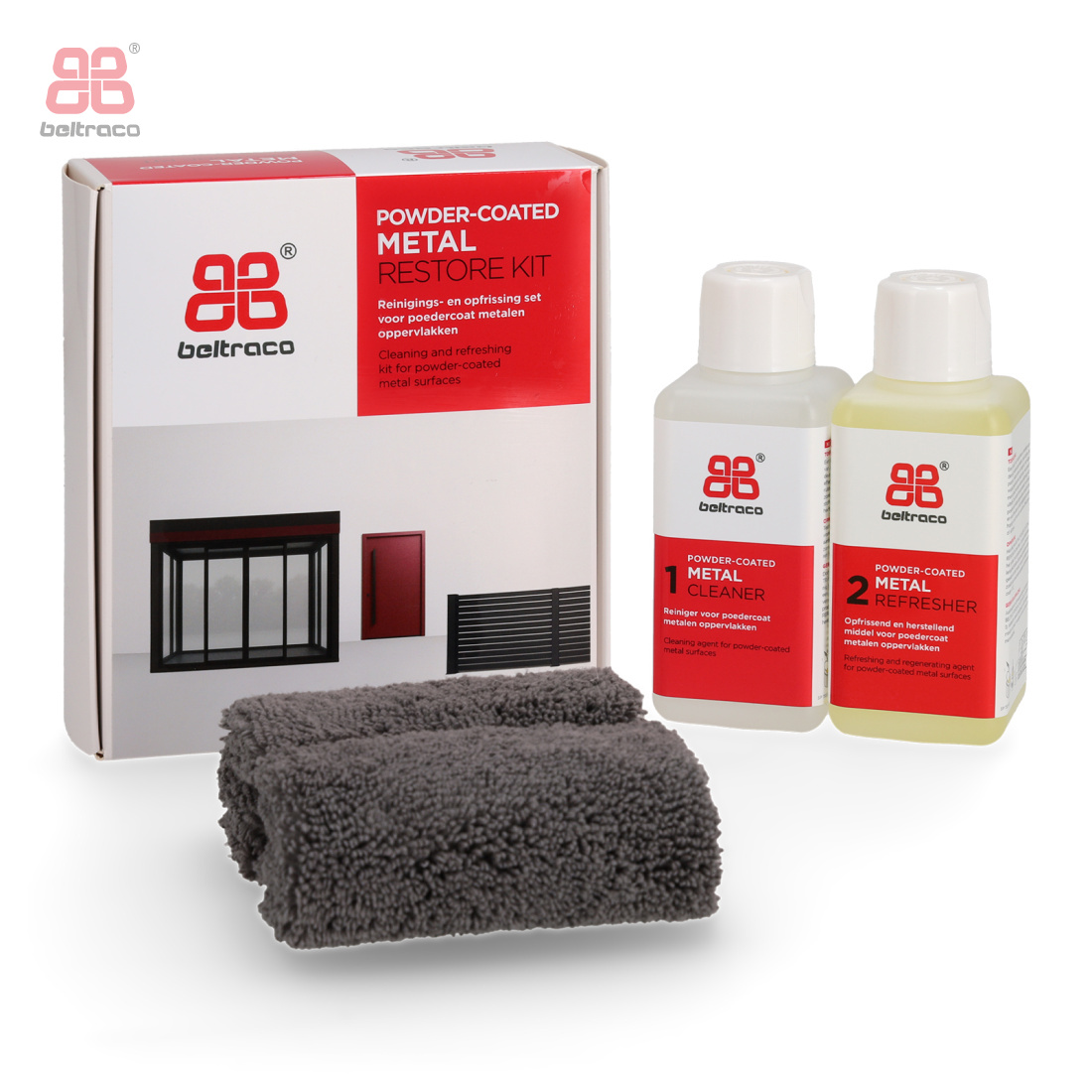 Beltraco SP733 Powder-Coated Metal Restore Kit – Reiniging & Opfrissing voor Poedercoat Metaal